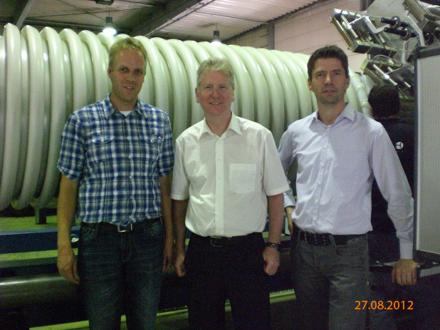 From left to right: Sven Jürgens, James McGoldrick (Borealis), Stephan Füllgrabe 