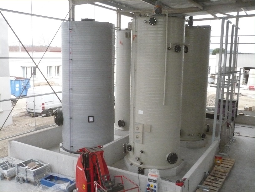 HENZE Double Walled Tanks for the suspension of Bitumen emulsion