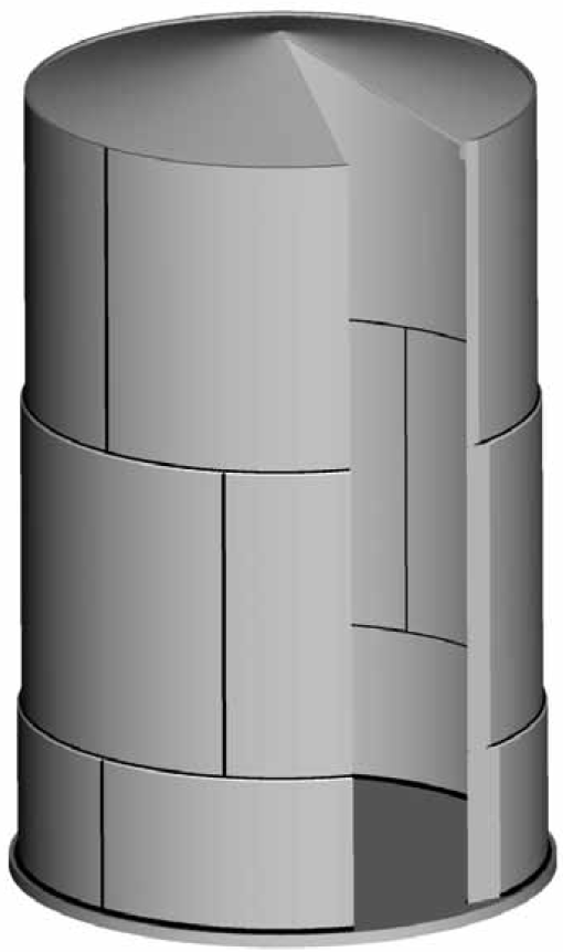 PROFITank - Cylindrical tank made of fused and bent sheets