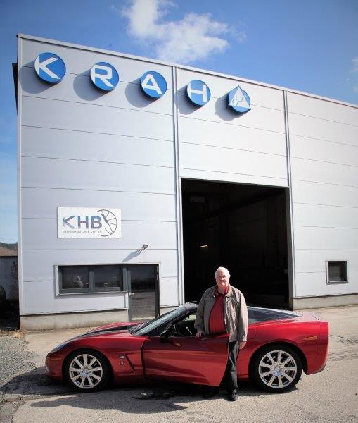 Wolfgang Schneider and his Corvette