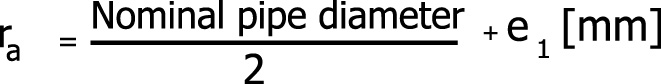 nominal pipe diameter
