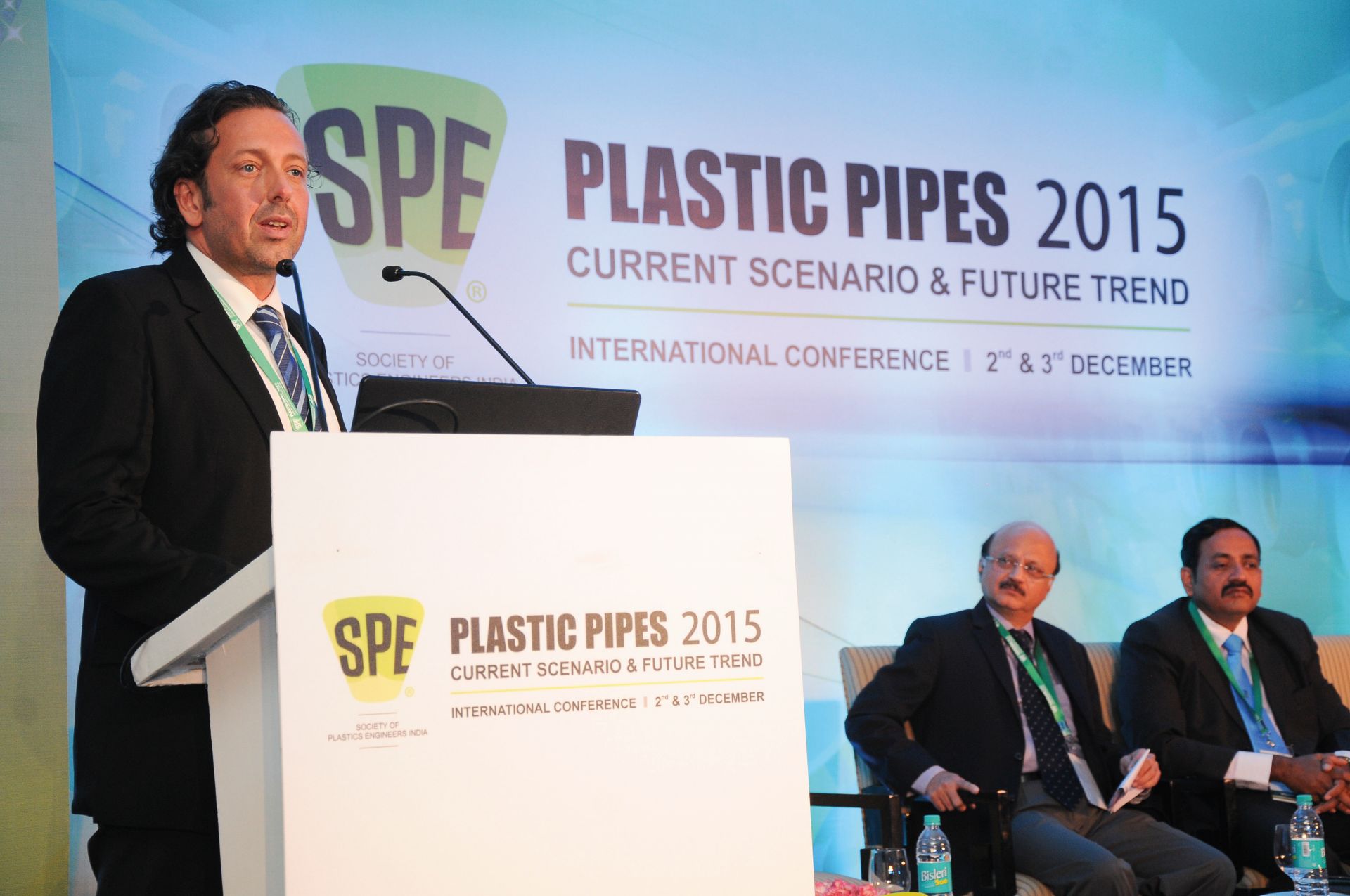 CEO Alexander Krah at the last Plastic Pipes in 2015