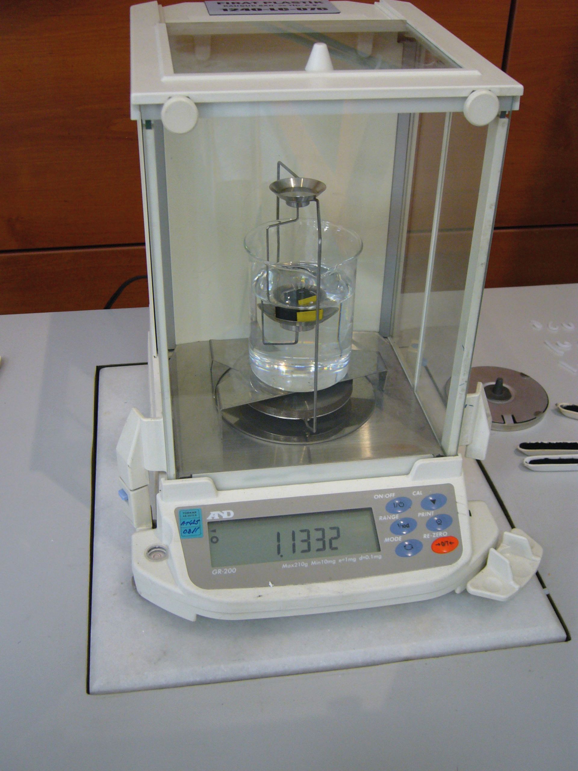 Device for density determination