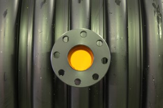Mounted flange connection