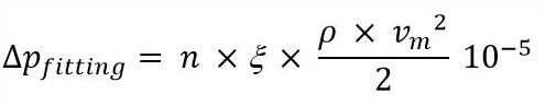 Equations for fittings