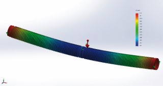 fem analysis of bent pipe