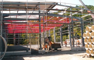construction production hall
