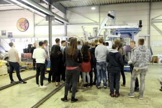 pupils visiting machine