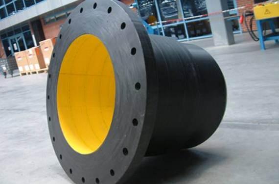 Integral type flange, made of polyethylene Helical Wound Pipe