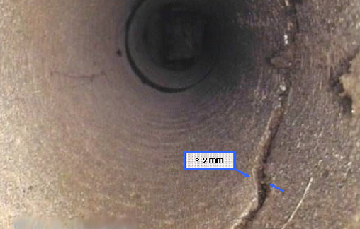 Crack formation of concrete pipe