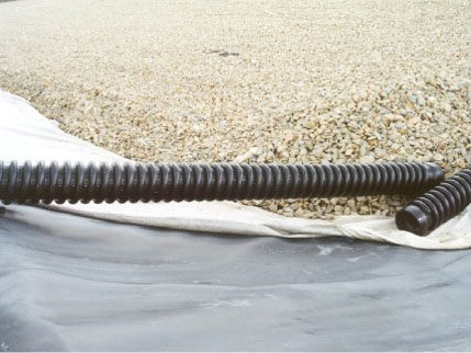 Leachate drainage pipes (Henze GmbH, Krah GmbH, Germany)