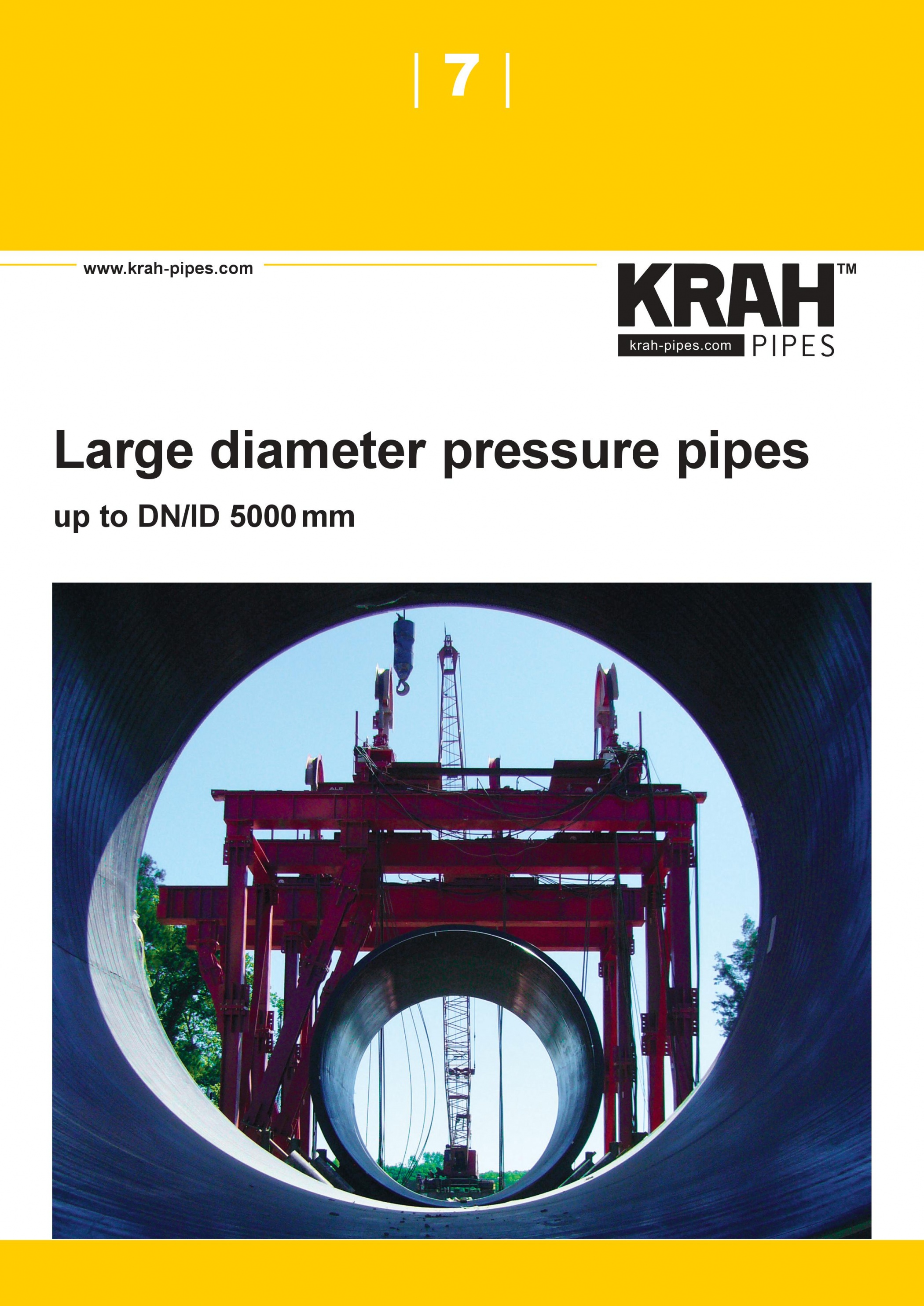 Large diameter pressure pipes